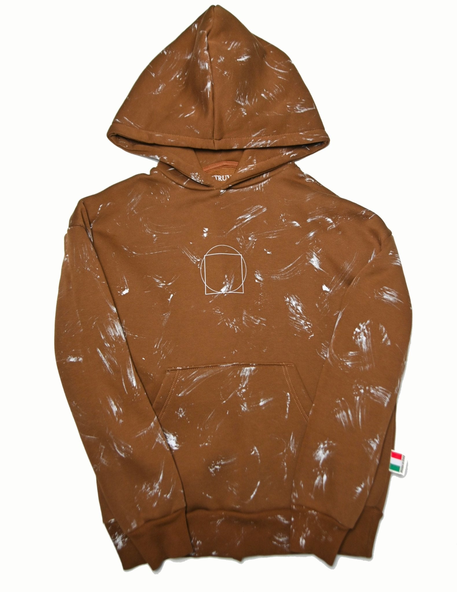 FELPA TABACCO SPUGNATA - VITRUVIAN italy