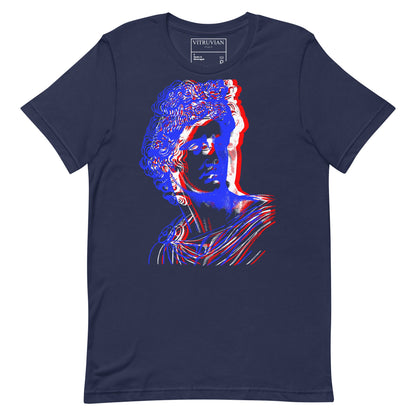 T-Shirt Stereogramma navy - VITRUVIAN italy