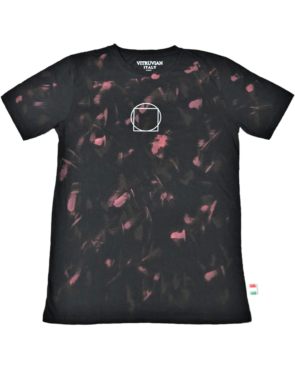 TSHIRT BLACKRED - VITRUVIAN italy