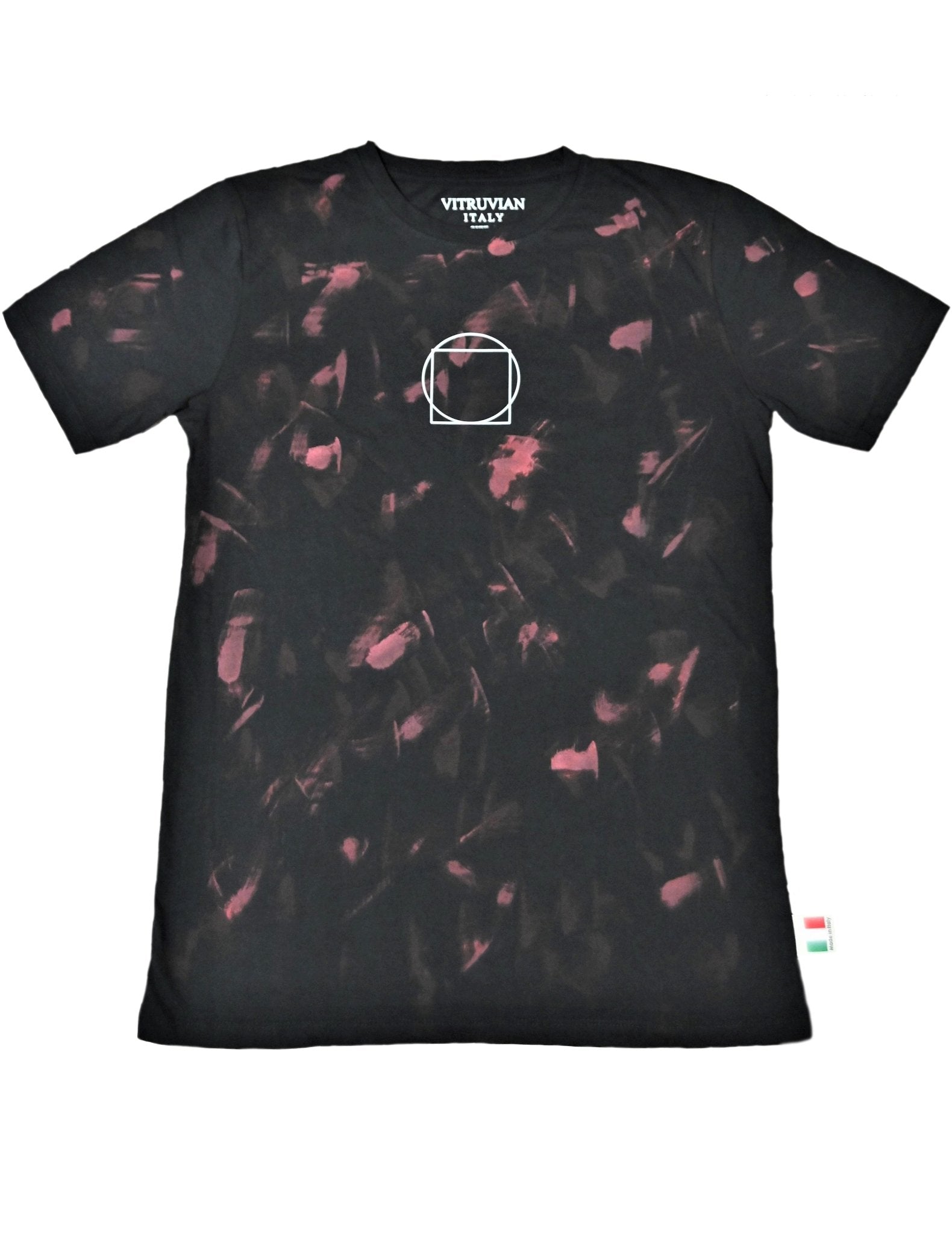 TSHIRT BLACKRED - VITRUVIAN italy