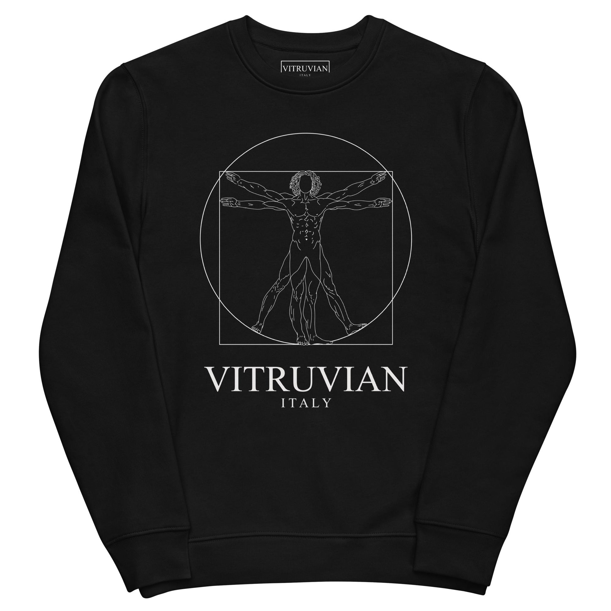 Felpa VITRUVIAN Classic Nera - VITRUVIAN italy