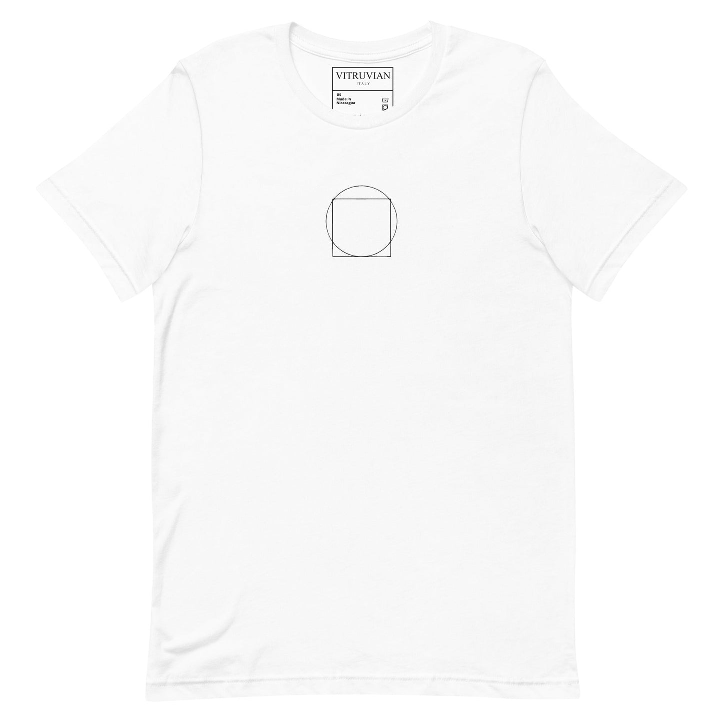 T-Shirt Minimal Tag Bianca - VITRUVIAN italy