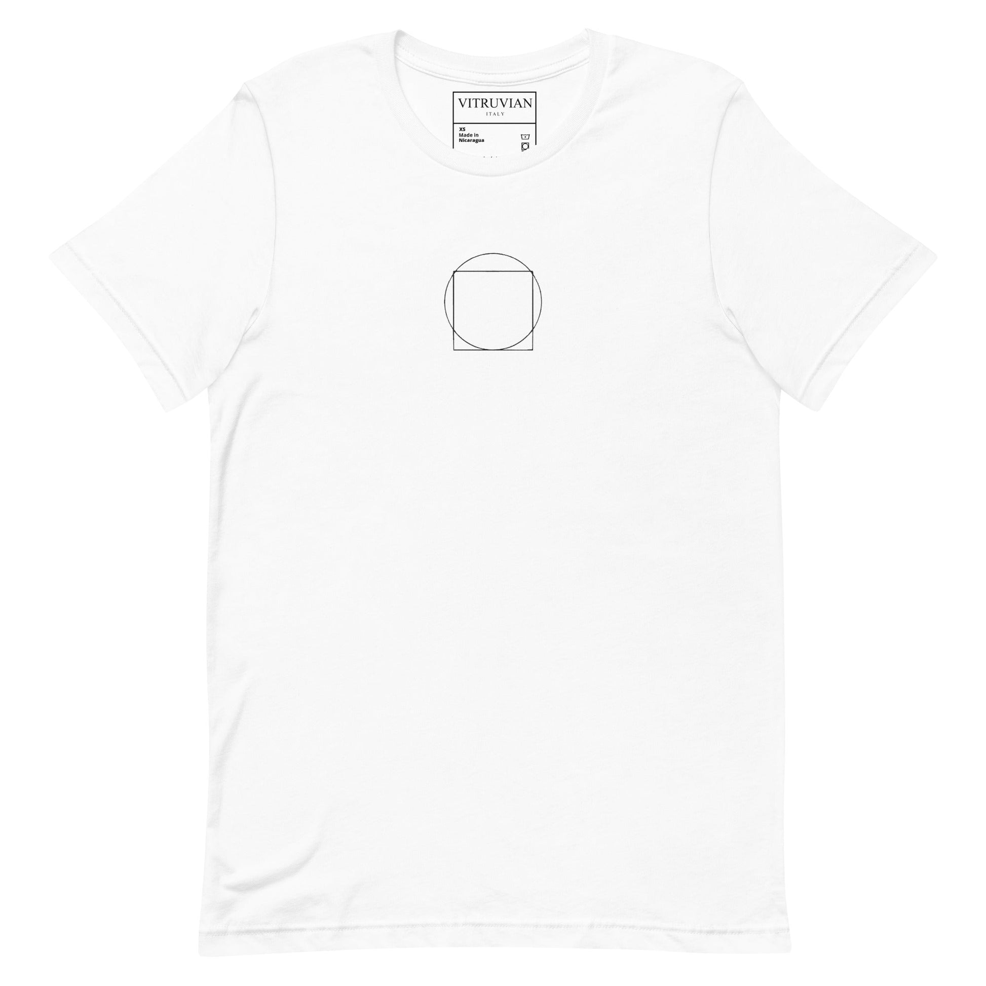 T-Shirt Minimal Tag Bianca - VITRUVIAN italy