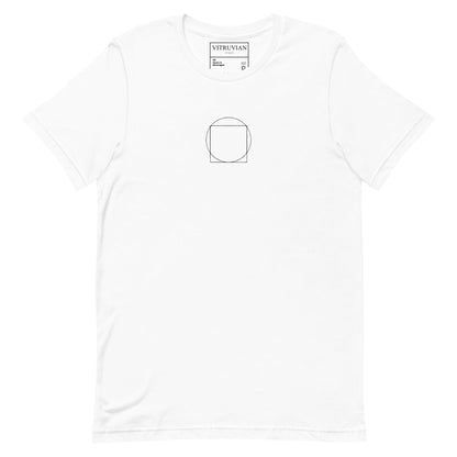 T-Shirt Minimal Tag Bianca - VITRUVIAN italy