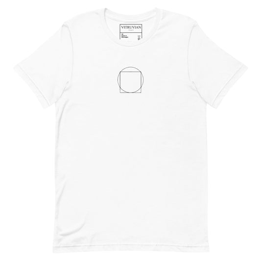 T-Shirt Minimal Tag Bianca - VITRUVIAN italy