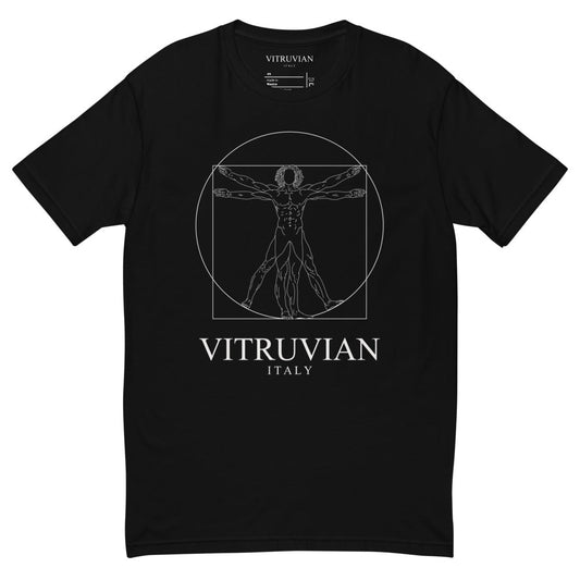 T-shirt VITRUVIAN Classic nera - VITRUVIAN italy